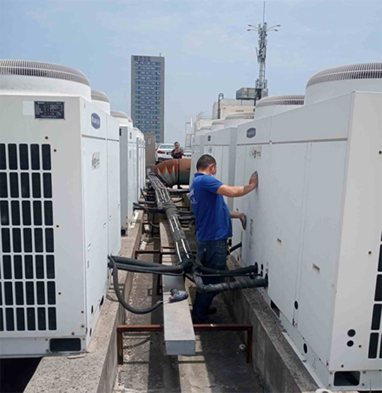 汉台中央空调制热和不制冷系统维修方法